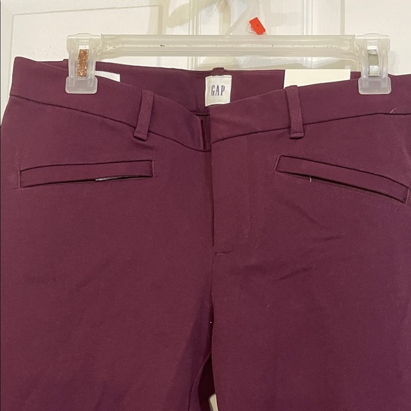 GAP Women's Deep Burgundy skinny Ankle Jeans size 6 - Picture 2 of 9